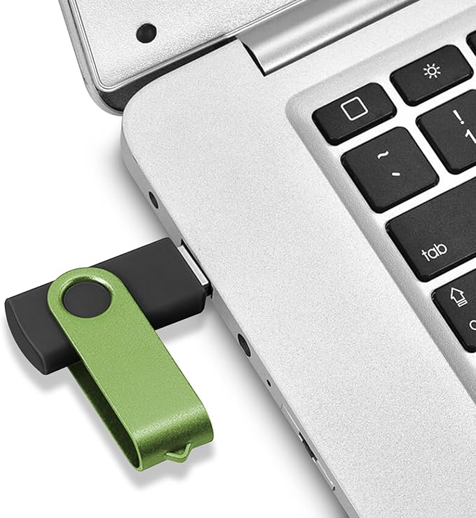 EASTBULL Flash Drive Bulk 2GB USB 10 Pack with Lanyards USB 2.0 Thumb Drive Bulk Memory Stick Swivel Pen Drive for Storage and Backup(2GB 10Pack, Mixed Color)