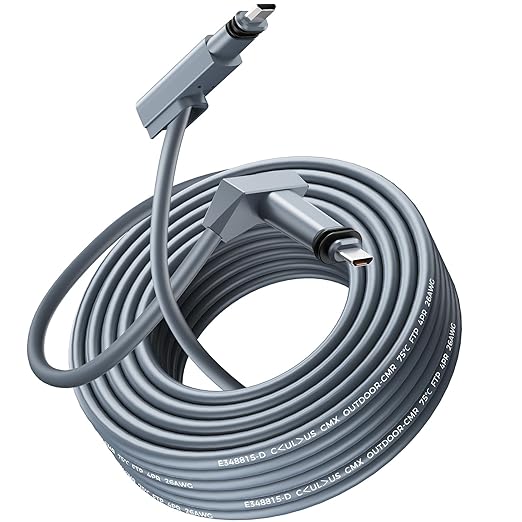 for Starlink Gen 2 Cable 100FT, Waterproof Replacement Cable for Starlink Gen 2 Standard Kit, Fast & Stable Starlink Ethernet Cord for Rectangular Satellite V2