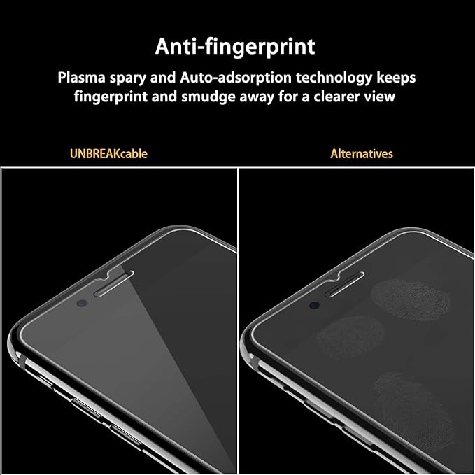 UNBREAKcable Screen Protector for iPhone X/XS/ 11 Pro, Double Shatterproof Tempered Glass [Easy Installation Frame] [99.99% HD Clear] [9H Hardness] for iPhone 5.8 inch - 2 Pack