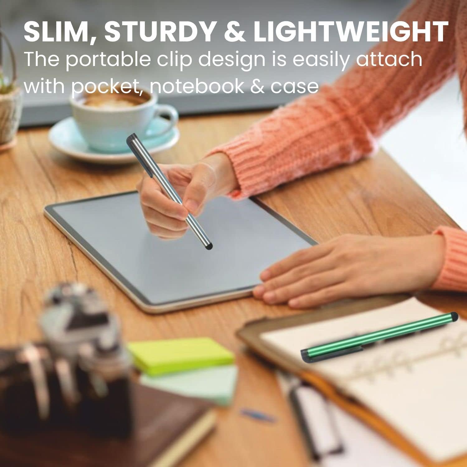 TCD 500 Pack Stylus Pen Set - Touch Screen Devices, Thick Rubber Tip, Multi