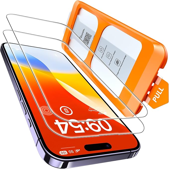TOCOL for iPhone 16 Pro Privacy Screen Protector