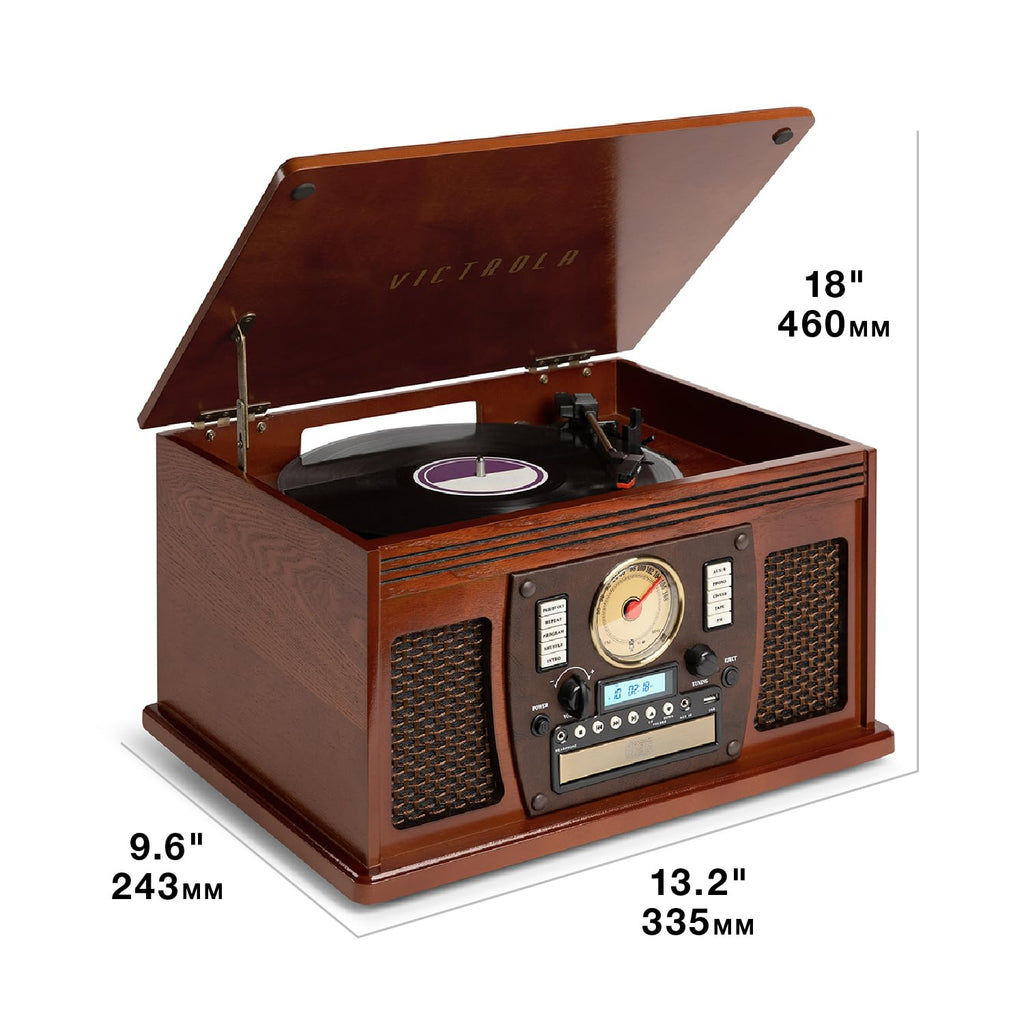 Victrola Navigator - 8-in-1 Bluetooth Record Player - Black