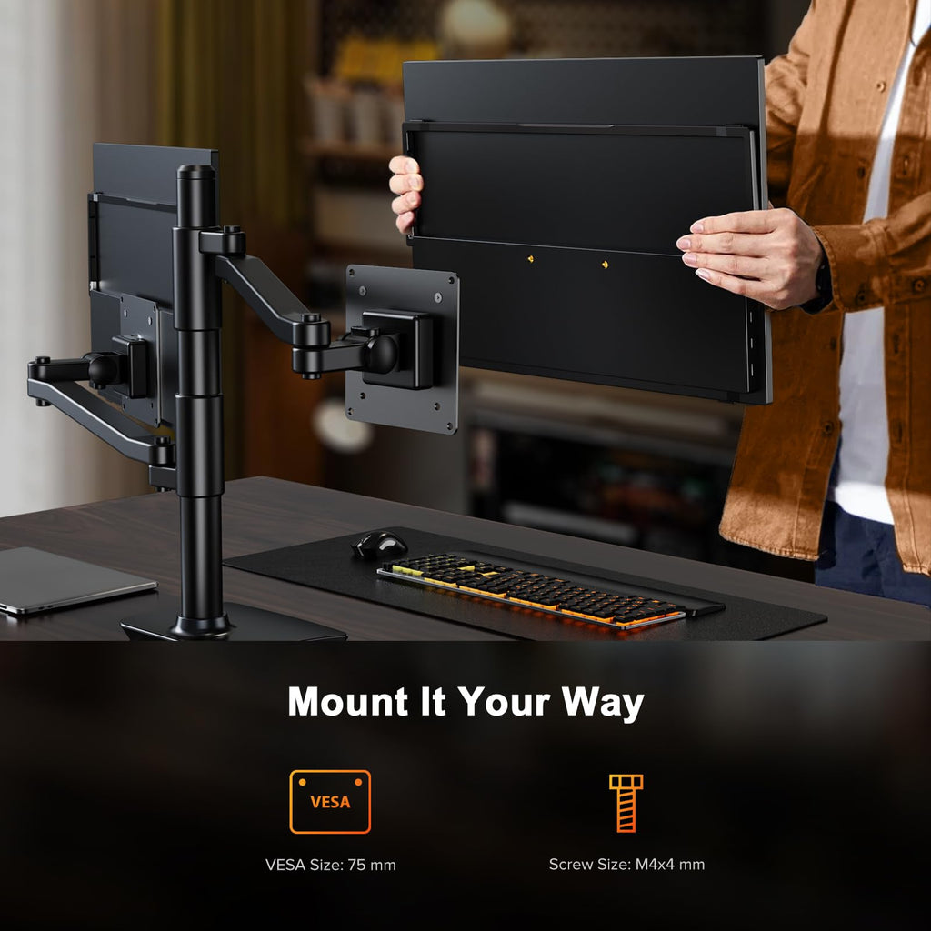 UPERFECT 2.5K 240Hz Portable Monitor, 16" 2560x1600 Portable Gaming Monitor