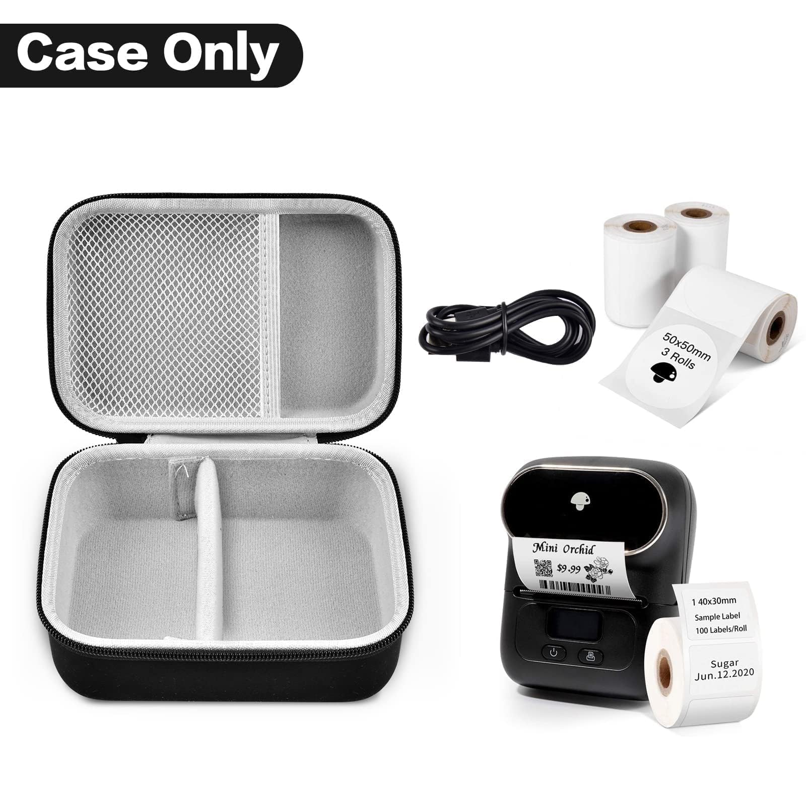 Boobowl Hard Case for Phomemo M110/M110S Label Maker