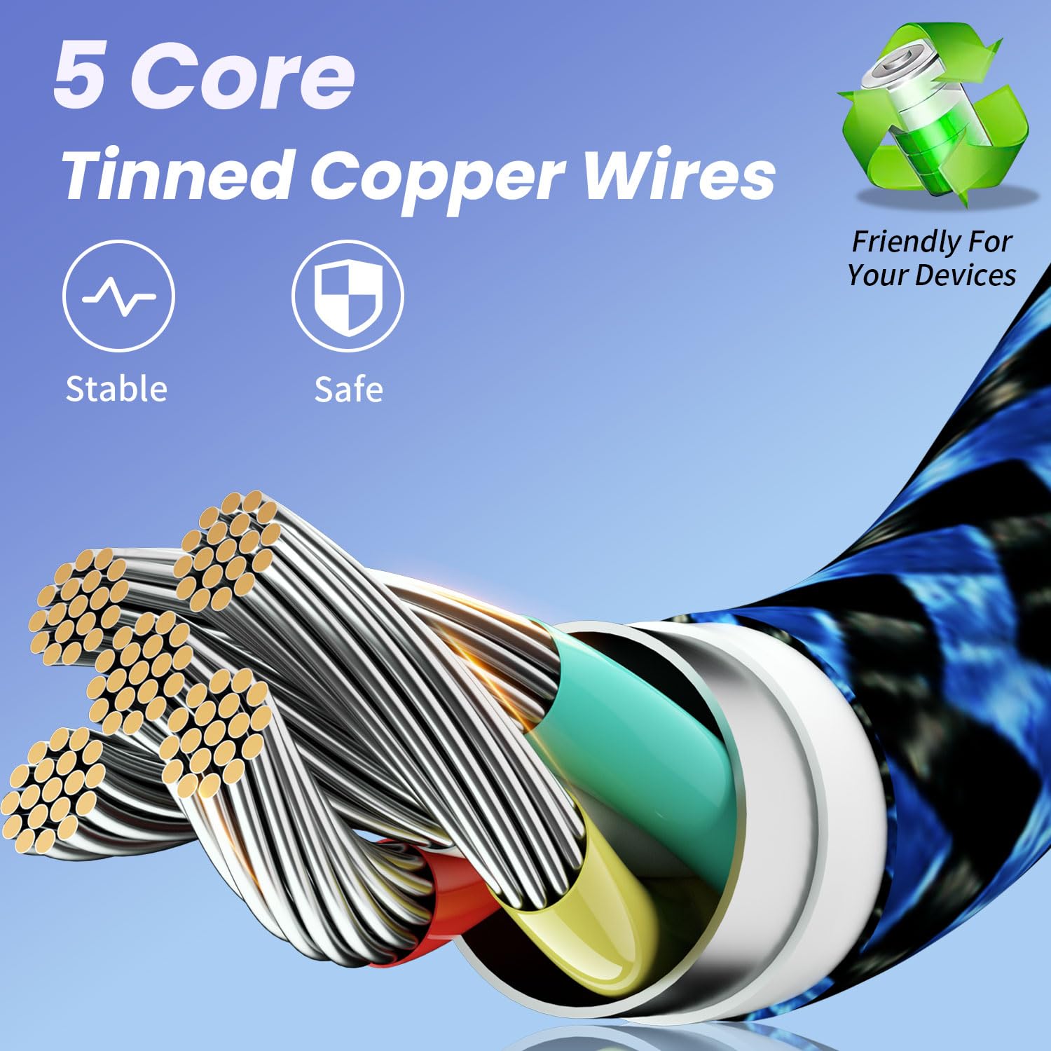 MPATIBY Multi Charging Cable(3Pack 4FT), 3 in 1 Charging Cable for Multiple Devices, USB-A Multi Charger Cord with Type-C, Micro USB and IP Port for iPhone 16/15/14/13/iPad/Android/Tablets and More