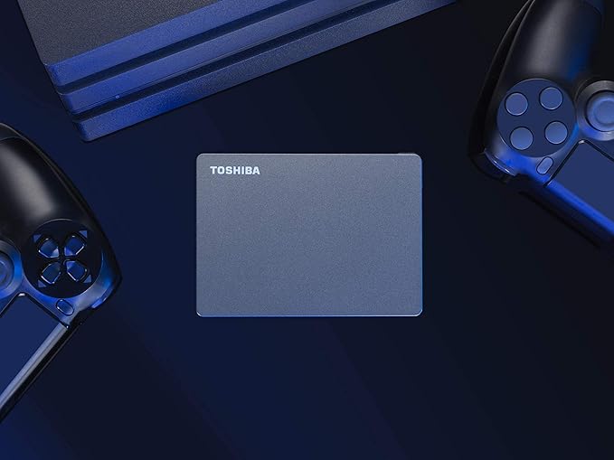 Toshiba Canvio Gaming 4TB Portable External Hard Drive USB 3.0, Black for PlayStation, Xbox, PC & Mac - HDTX140XK3CA