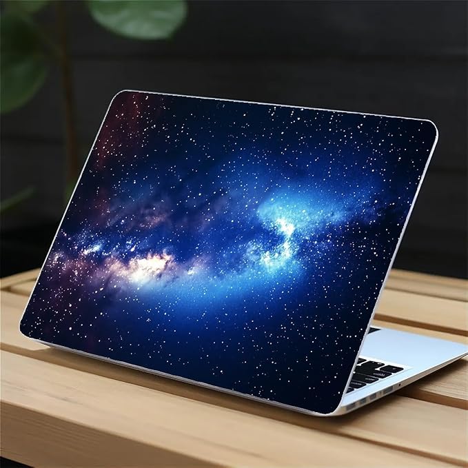 Compatible with MacBook Air 13.3 13.6 Inch Case 2022 2021 2020 2019 Plastic Hard Shell Case Cover,13.3 Air (A1932/A2179/A2337), Milky Way Galaxy