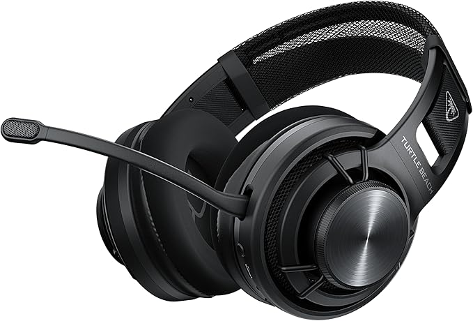 Turtle Beach Atlas Air Wireless Open Back PC Gaming Headset - PC, PS5, PS4, Mobile - 24-bit High-Fidelity Audio, Broadcast Grade Mic, Bluetooth, Floating Earcup, Memory Foam Cushions, 50-Hr Battery