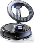 Car Phone Holder for Magsafe [78+LBS Strongest Suction & 2400gf Strongest Magnetic] 360° Adjustable Car Phone Mount, Phone Holders for Your Car for iPhone 16 Pro Max 15 14 13 12 Plus (Carbon Fiber)