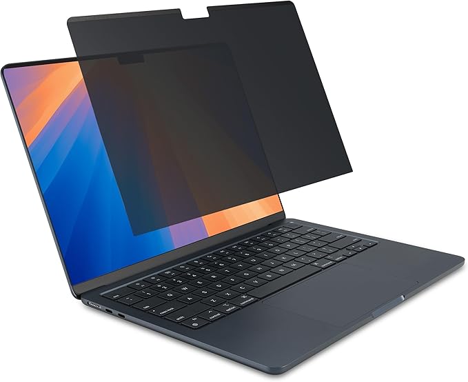 Kensington MP136 Magnetic MacBook Air Privacy Screen for 13.6 inch MacBook Air (2022-2024, M2, M3), Removable Laptop Privacy Filter, Anti Glare Blue Light MacBook Mac Screen Protector