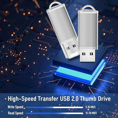 8GB Flash Drive 20Pack Bulk USB Thumb Drive Nicepicten USB 2.0 Memory Stick