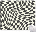 SANWUMIAN Mouse Pad with Abstract Art Design, Square Waterproof Non-Slip Rubber Base Mouse Mat for Office Laptop, Modern Boho Leaves