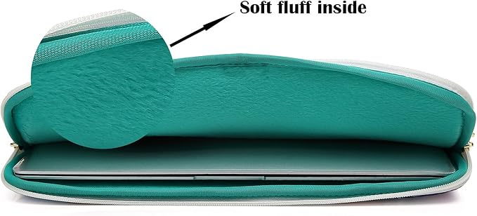 Canvaslove Pink Rose Pattern Laptop Sleeve Case Bag with Pocket for MacBook Pro 14 inch and 14 inch Laptop