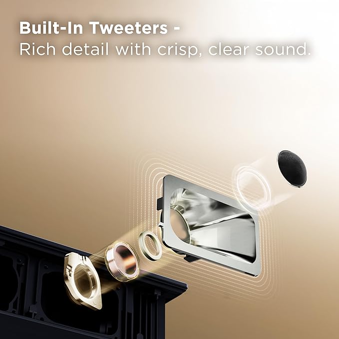 TCL Q65H Q Class 5.1 Channel Sound Bar with Dolby Atmos, DTS:X, Ray Danz Technology, Wireless Subwoofer, Wireless Surround Speakers, and Bluetooth Music Streaming
