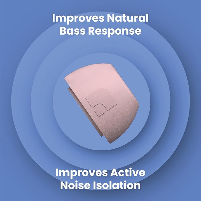 Foam Masters Ultra-Premium Memory Foam Ear Tips for AirPods Pro 1st & 2nd Gen | 3 Pairs | Black Magic Ver 6.0 | Secure | Comfort | Better Noise Cancel | Replacement Buds – Crystal Pink, Small