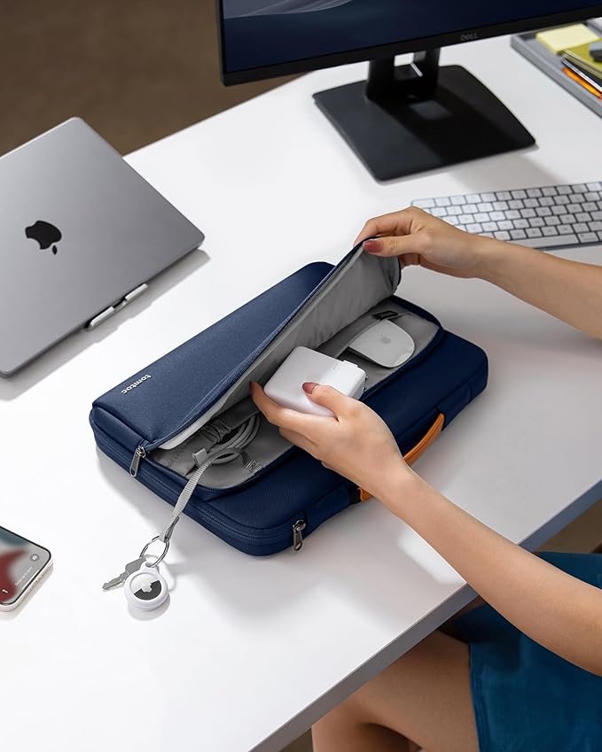 tomtoc 360 Protective Laptop Case for 15-inch 2025 New MacBook Air M4/A3241 M3/A3114 M2/A2941, 15 Inch Microsoft Surface Laptop 7/6, Dell XPS 15 Plus, 15-in MacBook Pro, Acer HP Chromebook 14