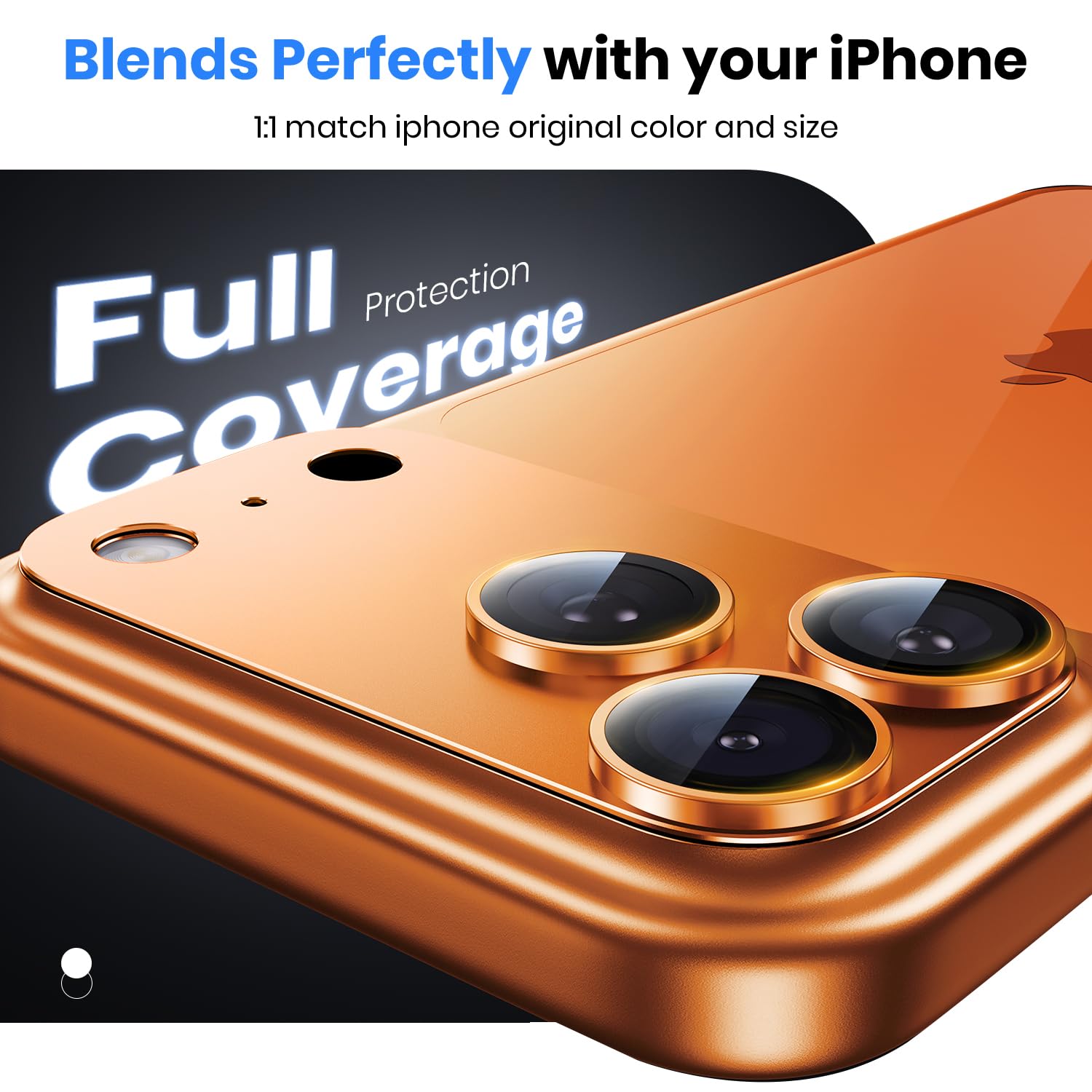 Hoerrye for iPhone 17 Pro Max Camera Lens Protector - 12FT Shatterproof