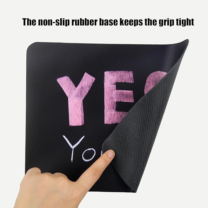 Mouse Pad, Gaming Mouse Pad, Non-Slip Rubber Base Mouse Mat with Designs for Laptop, Computer & Office, 9.5 x 7.9 x 0.12 inches (Yes You Can)