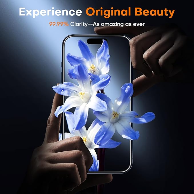 TOCOL for iPhone 12 Privacy Screen Protector True 25°Anti Spy 9H+ Hardness Tempered Glass for iPhone iPhone 12 Full Coverage Screen Protector Easy Installation 2 Pack