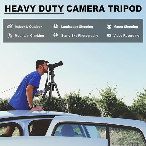 80/85 inches Heavy Duty Tripod for Camera Phone, 85" Camera Tripod Monopod