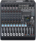 W IN-MIX DX8 Professional DJ Audio Mixer 8 Channel with 99 DSP Effects,7-band EQ,Independent 48V Phantom Power&Mute Button,Bluetooth Function,USB Interface Recording For Studio