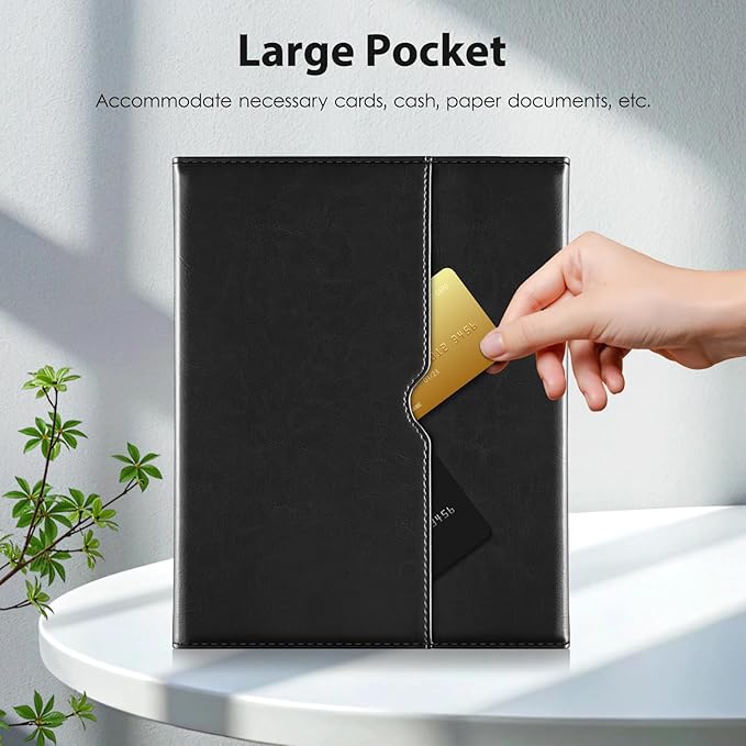 DTTO for iPad 9th/8th/7th Generation 10.2" Case 2021/2020/2019 with Keyboard, 7 Colors Backlit Wireless Detachable Keyboard Premium Leather Folio Cover with Pencil Holder & Pocket, Black