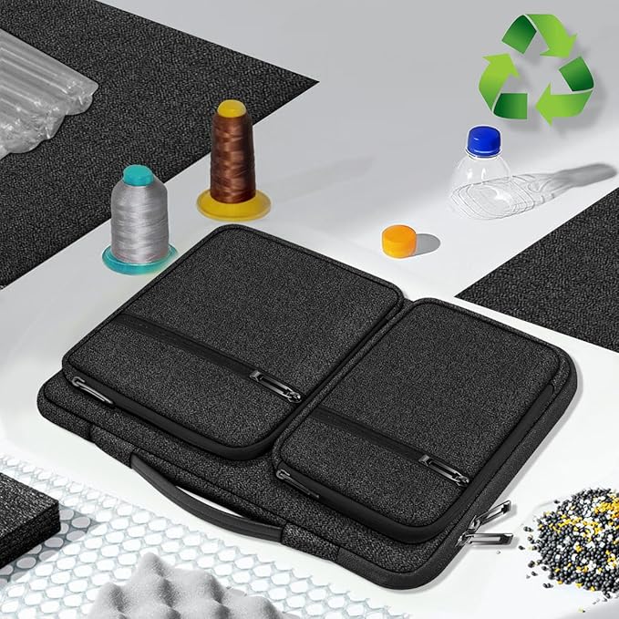 ZINZ Laptop Case 17 17.3 inches Sleeve Slim Briefcase Spill-Resistant Handbag for Most Popular 17" 17.3" Notebooks，B01K01