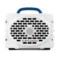 Turtlebox Original Gen 3 Outdoor Bluetooth Speaker, White/Royal Blue