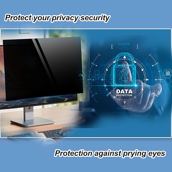 34 Inch Computer Privacy Screen for 21:9 Aspect Ratio Widescreen Monitor,Removable Anti Spy Data Confidentiality Security Privacy Protector Film,Anti Blue Light Glare Monitor Privacy Filter