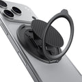 BENKS ArmorPop Magnetic Phone Grip & Stand for MagSafe, 360° Rotation Adjustable Phone Ring Holder for iPhone 17/16/15/14/13/12 Series, Durable Kevlar Design