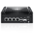 Firewall Micro Appliance Core N150,4xi226-V 2.5G Fanless Mini PC,DDR5,2*NVMe 2*SATA,6*USB,2*HDMI,Type-C,DP,Firewall Mini PC NAS Server