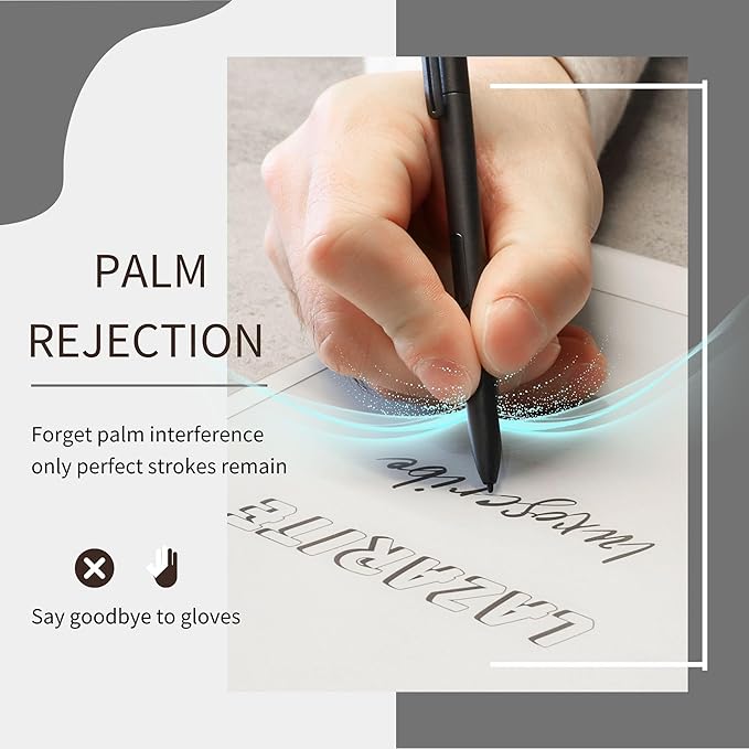 LuxoScribe, Marker Pen for Remarkable 2/Kindle Scribe/SuperNote Device. EMR Stylus Pen with Eraser, 4096 Pressure Sensitivity, Palm Rejection