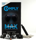 Comply TrueGrip MAX | Premium Memory Foam Replacement Earbud Tips for Samsung Galaxy Buds3 Pro | Long Lasting Comfort, MAX Durability, Secure Fit, Superior Noise Isolation| Black (S/M/L) (3 Pairs)