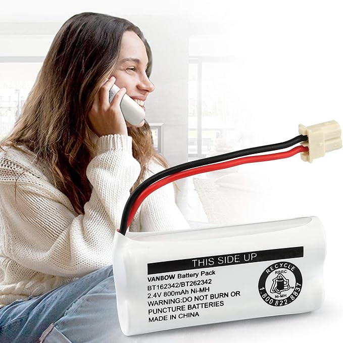 BT183342 BT283342 BT166342 BT266342 BT162342 BT262342 Cordless Phone Battery Compatible with CS6114 CS6419 CS6719 EL52300 CL80112 CS6719-2 Cordless Handsets (Pack 3)