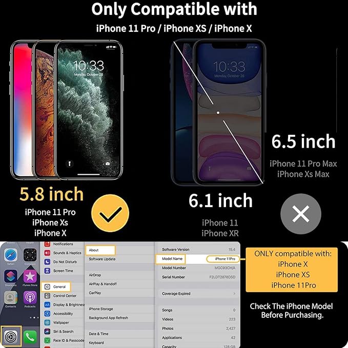 UNBREAKcable iPhone 11 Pro Screen Protector [2 Pack], 2.5D Double Defense Series Premium Tempered Glass for 5.8-inch iPhone 11 Pro (2019) [Anti-scratch, Anti-fingerprint, Bubble Free & Case-friendly]