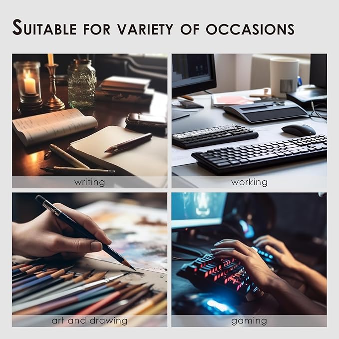 Cork Desk Mat - Dual-Sided Desk Pad for Office and Home - Desk Organization and Accessories - Ideal for Large Mouse Pad and Desk Mats on Top of Desks(Light Green,36"x 17")