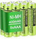 8 Pack BK-40AAABU Ni-MH AAA Rechargeable Battery for Panasonic,1.2v 400mah Rechargeable AAA Batteries Panasonic Cordless Phones, Electronics,Remote Controls