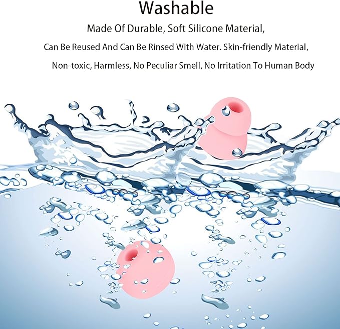 Earbud Tips Earbuds Replacement Tips Replacement Earbud Tips Earbud Covers Silicone Tips Replacement Ear Tips Compatible with Powerbeats Pro Beats Wireless Earphone Headphones 4 Pairs (Pink)