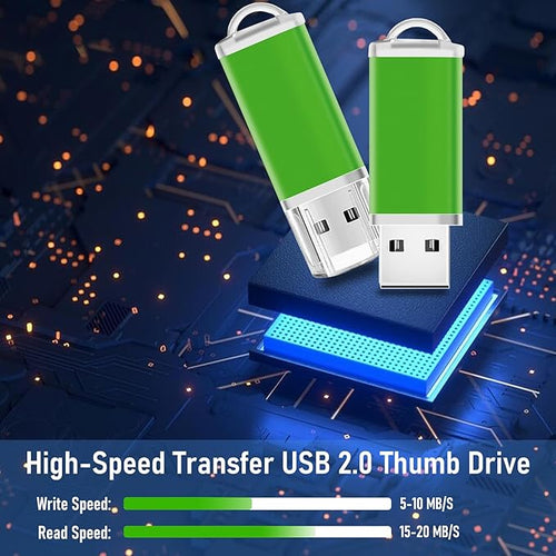 8GB USB Flash Drive 50 Pack Nicepicten Thumb Drive Bulk USB 2.0 Drive Pack