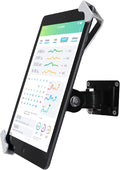 Tablet Wall Mount Holder with Anti Theft Lock,Rotate Design,Multi Angle,Bracket for Most 8 to 10.4 Inch,and for iPad 7.9" 8.3" 9.7" 10.2" 10.5" 10.9"& 11",Galaxy tab,& More,(Silver)