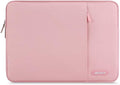 MOSISO Laptop Case 15 inch, 15 inch Laptop Sleeve Compatible with MacBook Air 15 M4 A3241 M3 A3114 M2 A2941 2025 2024 2023,Dell XPS 15,Polyester Vertical Computer Sleeve Bag with Pocket, Pink