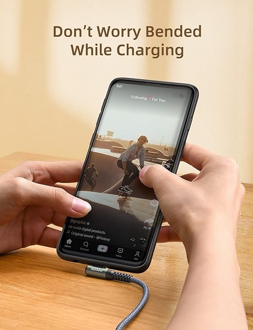 AINOPE Car Carplay Cable for iPhone 17 16 15 Charger Cord, 3.1A USB to USB C Cable 2-Pack 3.3FT for iPhone 16 Car Charger, Type C Charger Fast Charging for Galaxy S10 S9 S8 Plus, Note 10 9 8, LG V50
