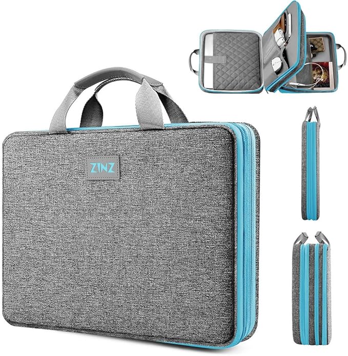 ZINZ Slim Expandable 13 13.3 13.6 14 Laptop Case Sleeve Compatible with MacBook Air/Pro 13-14 M1 M2 M3 2021-2023 Pro/Max,13.5 Surface Laptop 4/3,L01G02