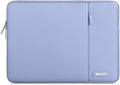 MOSISO Laptop Case 15 inch, 15 inch Laptop Sleeve Compatible with MacBook Air 15 M4 A3241 M3 A3114 M2 A2941 2025 2024 2023,Dell XPS 15,Polyester Vertical Computer Sleeve Bag with Pocket, Pastel Blue