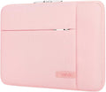 Lacdo Laptop Sleeve Case for 15 inch New MacBook Air M4 A3241 2025, M3 A3114, M2 A2941 2024-2023, 15 inch MacBook Pro A1990 A1707, Dell XPS 15 Plus Computer Case Bag with Accessory Pocket, Pink