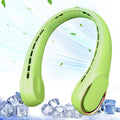 ASNUG Portable Neck Fan, Bladeless Neck Fan, USB Rechargeable Personal Fan, 4000 mAh Battery Operated Wearable Fan, 3 Speeds Adjustable,Faster Cooling, Ultra Quiet, Suitable for Home, Office, Sports