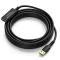 USB 3.0 Active Extension Cable 20 Feet, Long USB Type-A Male to Female Extender Cord, Built-in A Signal Booster Smart Chip, 5Gbps Transfer, for Printer, Xbox, Webcam, VR, Hard Drive, USB Hub and More