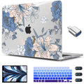 CISSOOK Compatible with MacBook Air 13.6 inch Case 2026 2025 2024 2022 Release A3449 A3240 A3113 A2681, Lily Flowers Hard Shell Keyboard Cover Screen Protector for MacBook Air 13 inch M2 M3 M4 M5