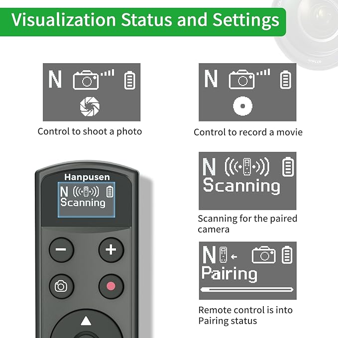 for Nikon Rechargeable Shutter Release,Wireless Camera Remote Control Compatible with P1000,P950,B600,A1000,Z6 II,Z30,Z50,Z5,Z7 II,Z fc,Z f,Z6 III,Z50 II,P1100,Z5II Replaces Nikon ML-L7