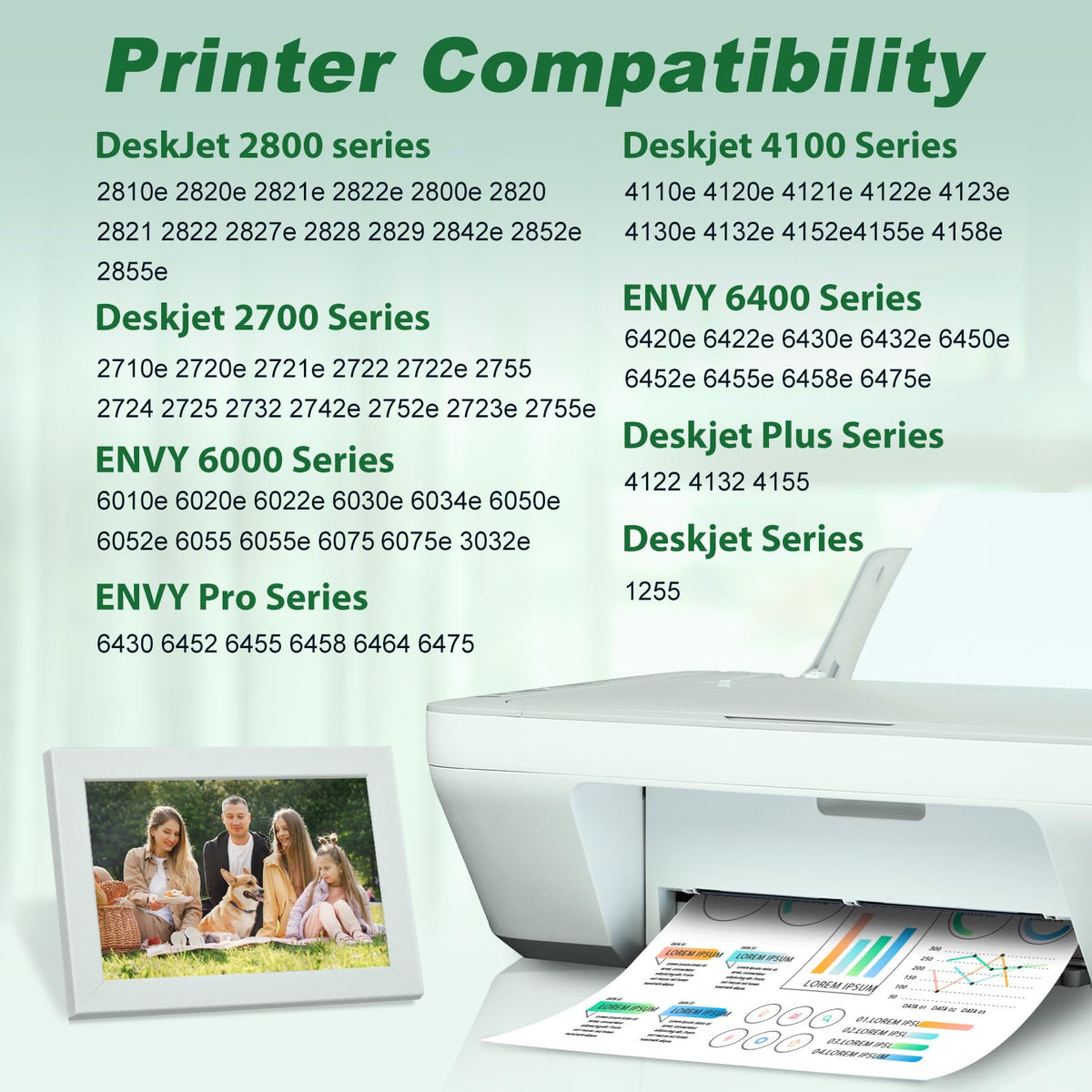 MYTONER 67XL HP Printer Ink Replacement for HP Ink 67 Work with 6055e 2800e